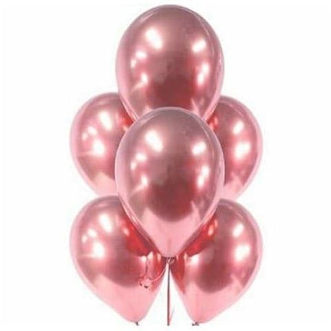 Krom Balon Rose 12 in� 5 li paket